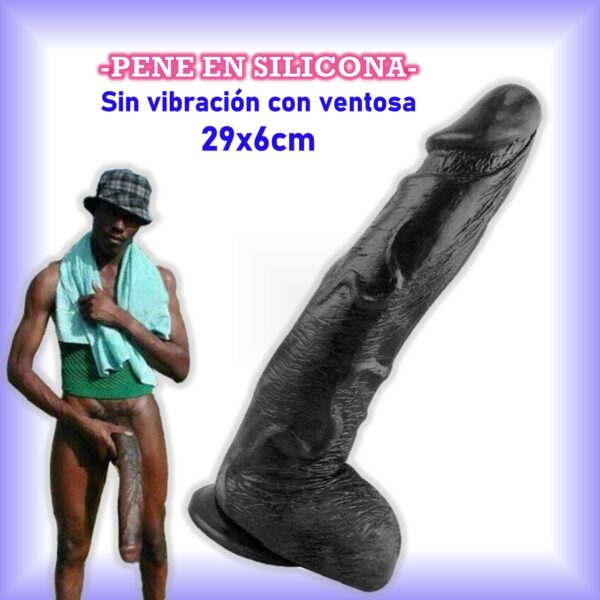 Pene en silicona sin vibración