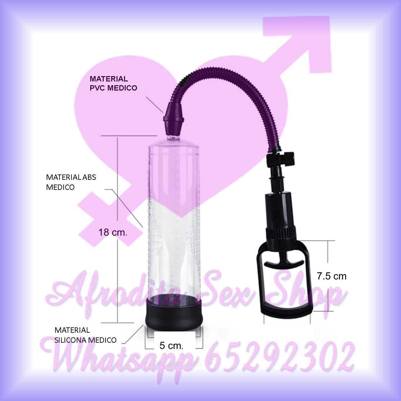 Bomba al vacío para alargar el pene - Imagen 2