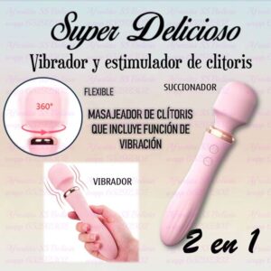 Vibrador Consolador 2 en 1 SUPER DELICIOSO