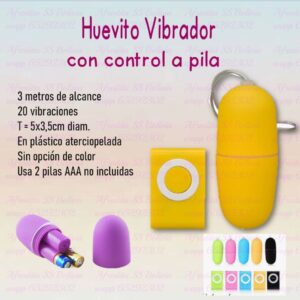 Vibrador vaginal y anal Unisex Huevito
