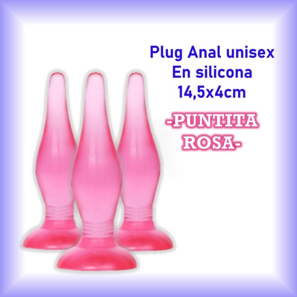 Tapón dilatador anal en silicona
