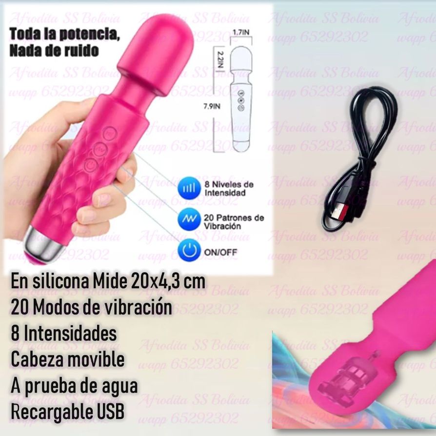 Vibrador tipo masajeador MANUELITO - Imagen 2