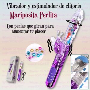 Vibrador Femenino Conejito Perlita Rotativo