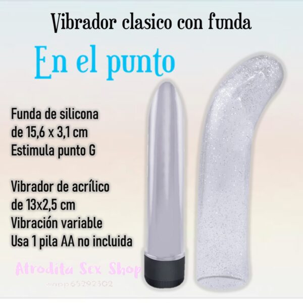 Funda punto G + vibrador