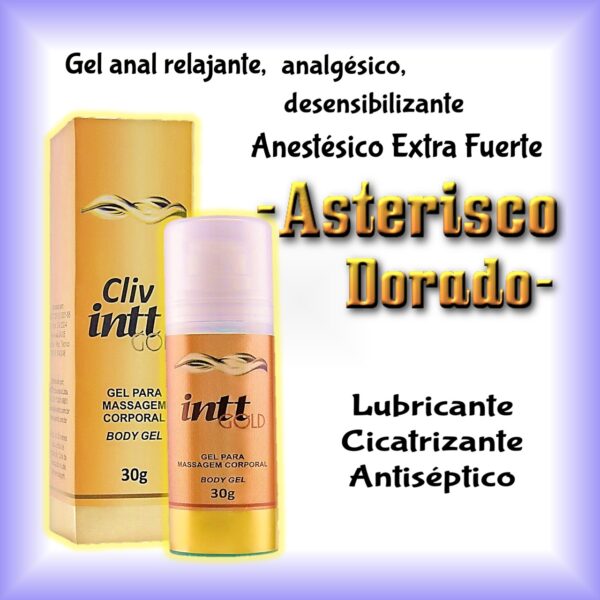 lubricante Anestésico anal Unisex EXTRA FUERTE
