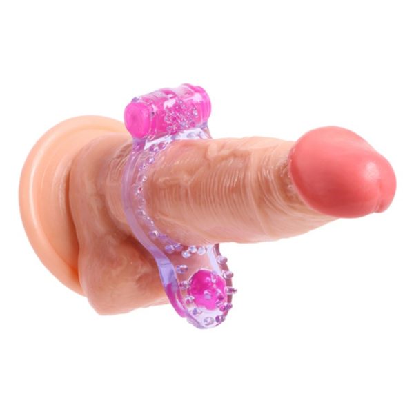 Anillo peneano con vibración doble estimulación (clítoris y ano) - Imagen 2