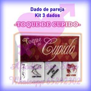 Kit 3 Dados para pareja Toque de cupido
