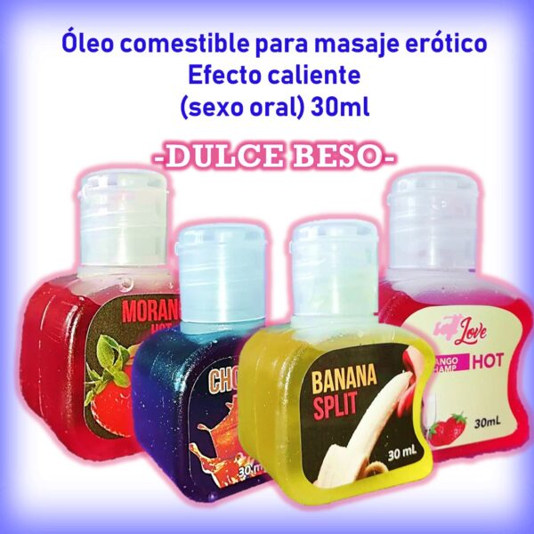 Gel lubricante comestible (sexo oral) 30 ml