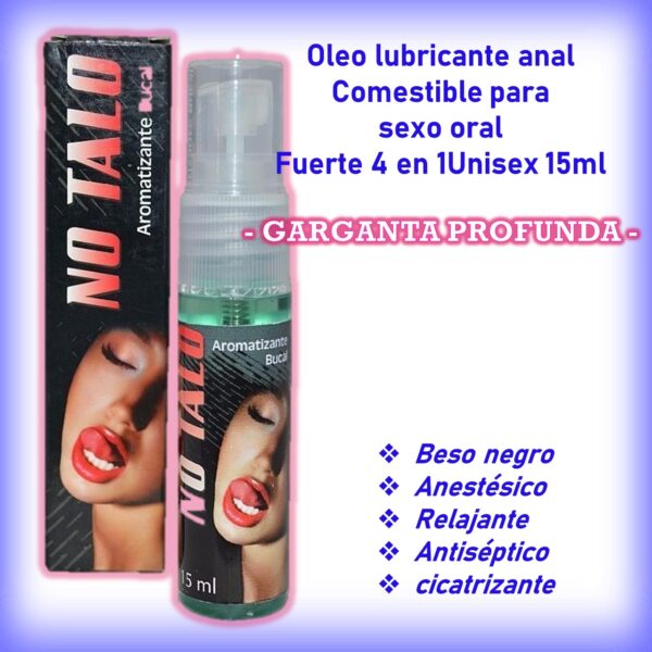 Oleo lubricante anal comestible