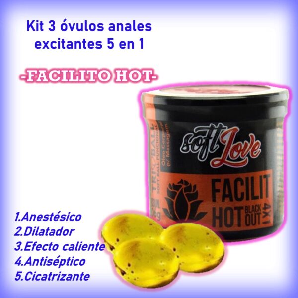 Óvulos anales anestésicos 5 en 1