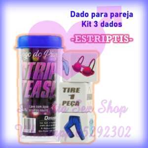 Kit 3 dados para pareja ESTRIPTIS