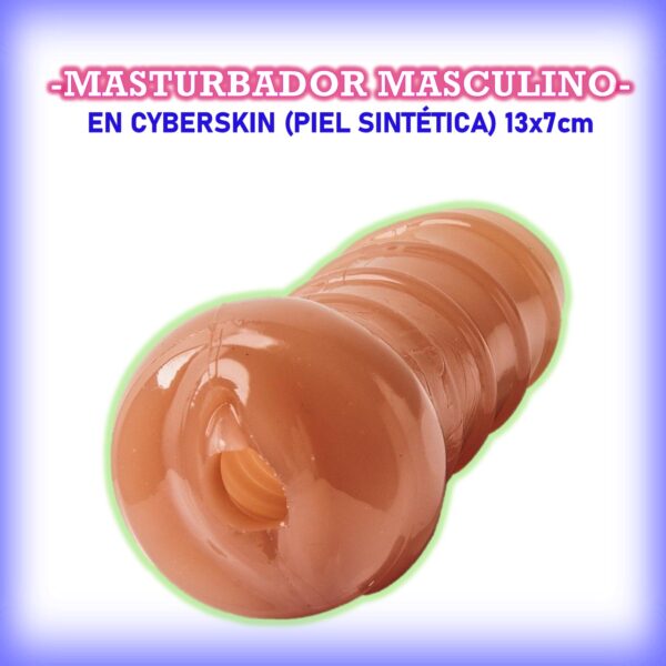 Masturbador masculino en cyberskin