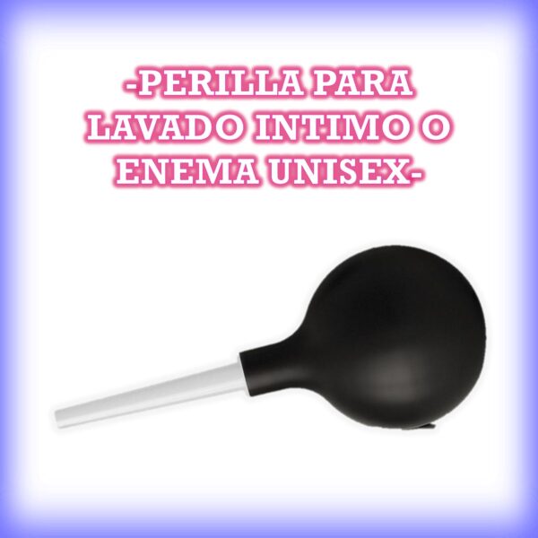 Perilla para lavado íntimo y enema