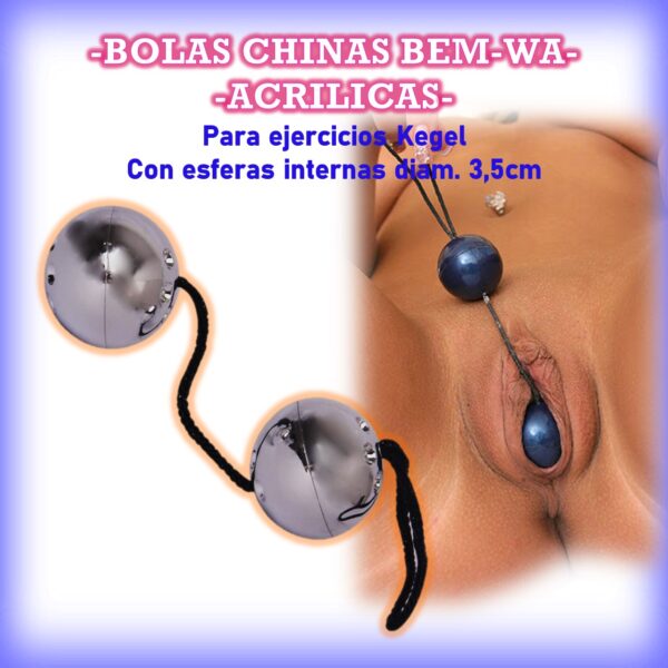 Bolas chinas vaginales con esferas internas
