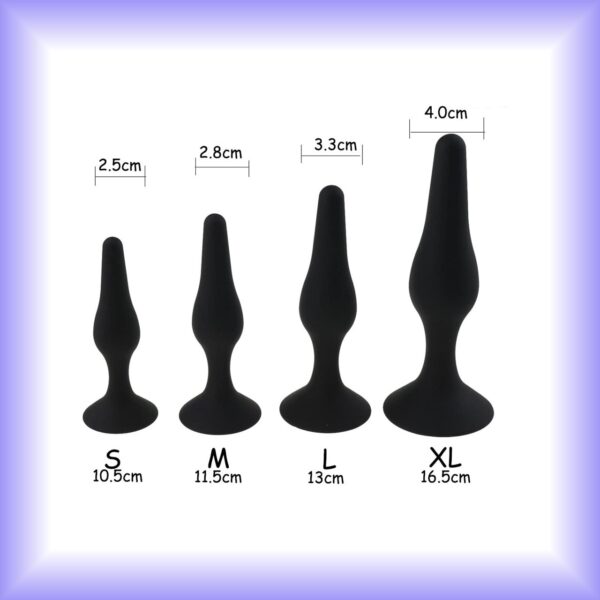 Kit  plug´s anales dilatadores de silicona - Imagen 2
