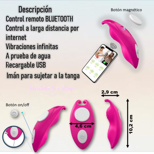 VIBRADOR PARA TANGA CON CONTROL por APP - Imagen 3