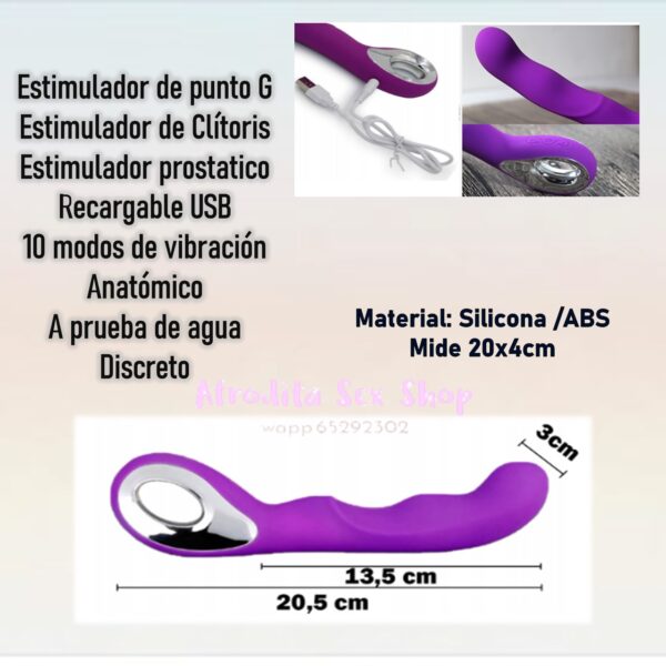 VIBRADOR ANATOMICO CAPRICHOSO - Imagen 2