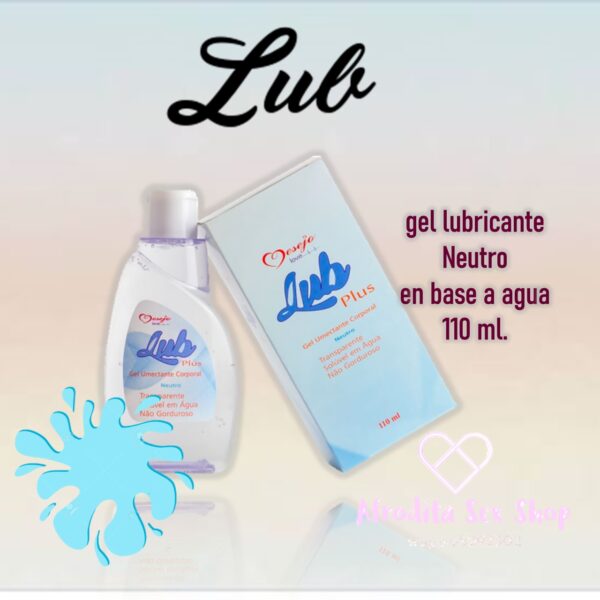 Lubricante Lub Plus neutro en base a agua de 110 ml.