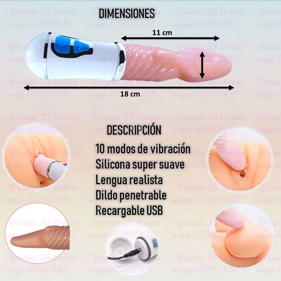 Vibrador estimulador TONGUE CLIMAX - Imagen 2