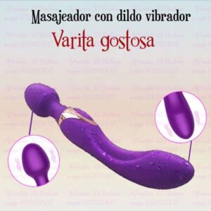 VARITA GOSTOSA, Vibrador doble cabeza recagable